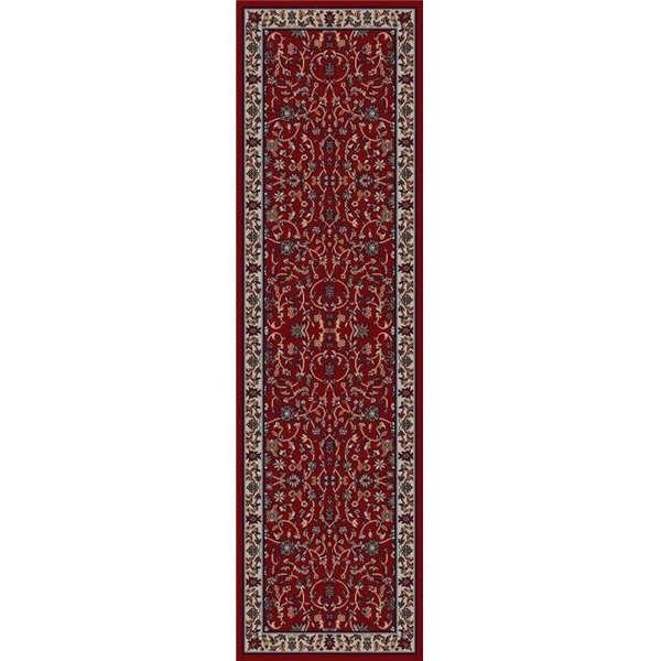Concord Global Trading Concord Global 40602 2 ft. 3 in. x 7 ft. 7 in. Jewel Kashan - Red 40602